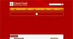 Desktop Screenshot of cerealfood.in
